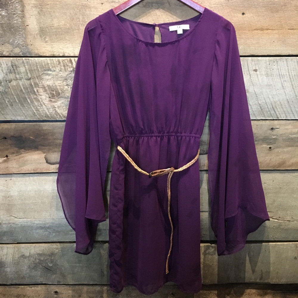 Plum purple Ya Los Angeles dress size large